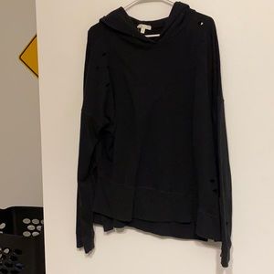 Abound distressed hoodie